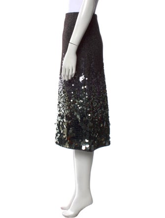 Ramy Brook Sequin Embellishments Midi Length Skirt