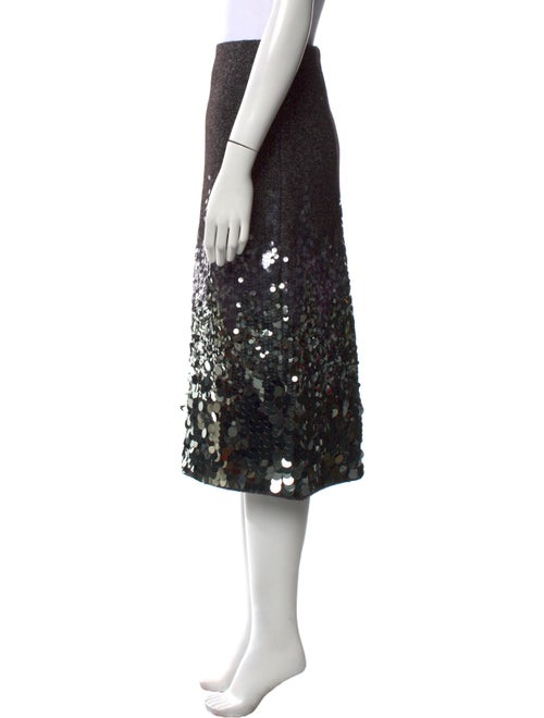 Ramy Brook Sequin Embellishments Midi Length Skirt