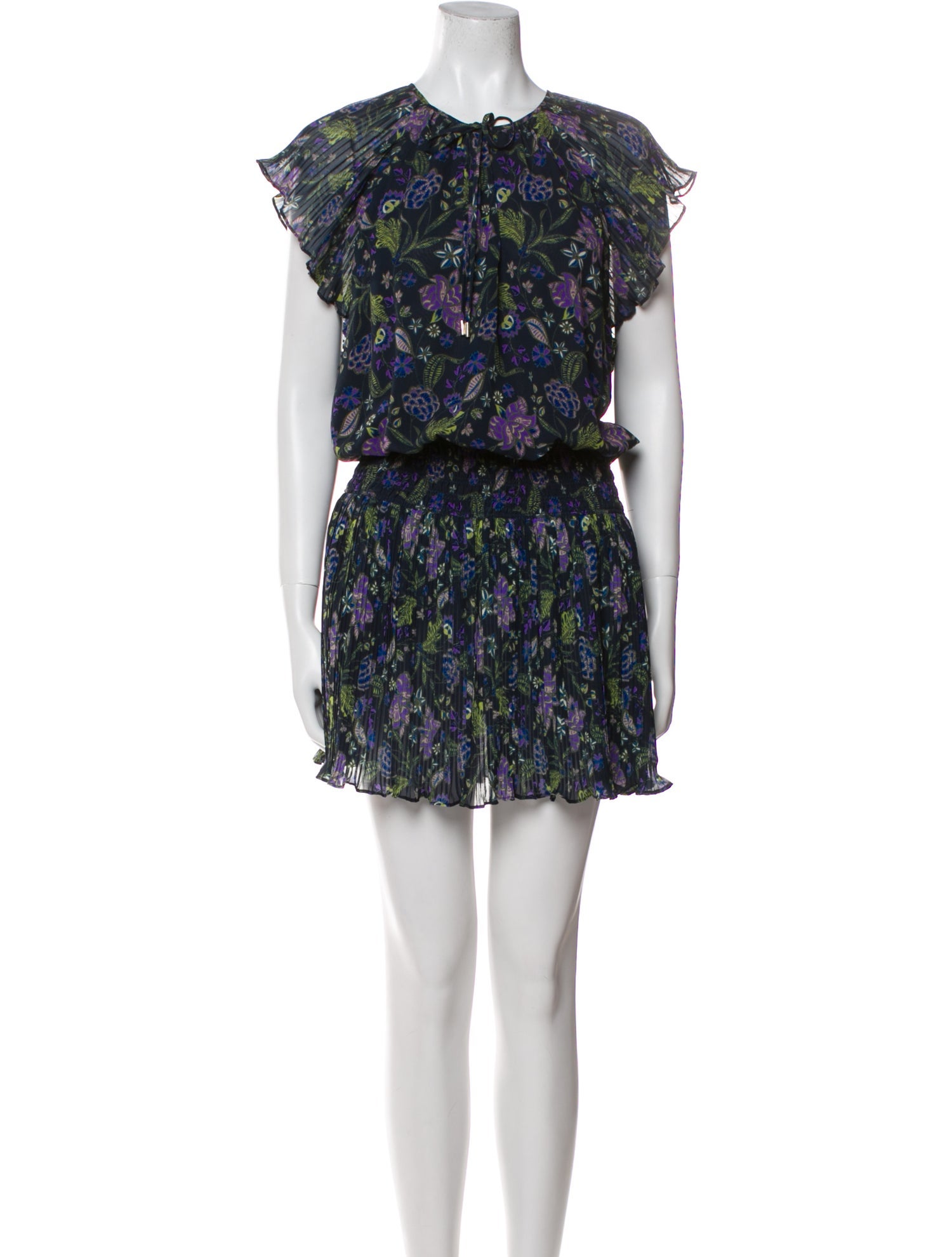 Ramy Brook Floral Print Mini Dress