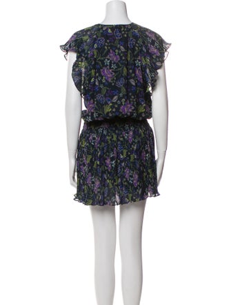 Ramy Brook Floral Print Mini Dress