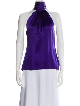 Ramy Brook Silk Halterneck Blouse