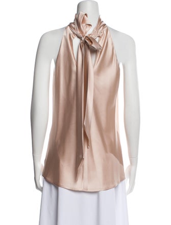 Ramy Brook Silk Halterneck Blouse
