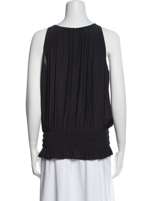 Ramy Brook Bateau Neckline Sleeveless Blouse