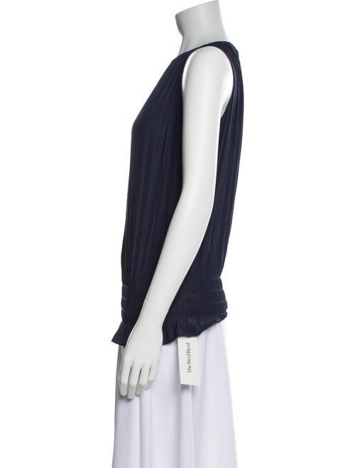 Ramy Brook Bateau Neckline Sleeveless Blouse