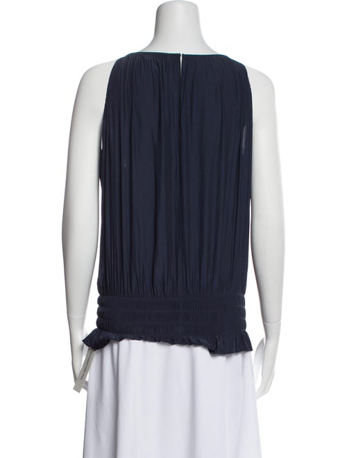 Ramy Brook Bateau Neckline Sleeveless Blouse