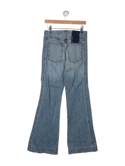 Ramy Brook Mid-Rise Wide Leg Jeans