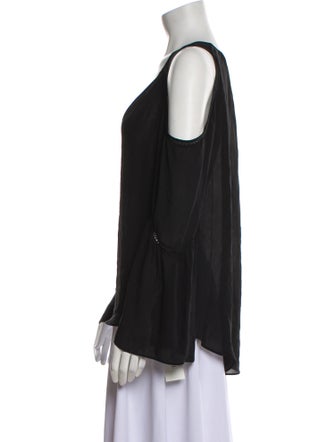 Ramy Brook Silk V-Neck Blouse