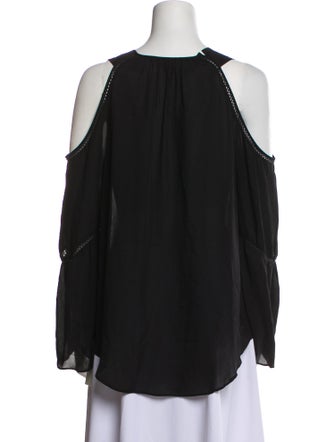 Ramy Brook Silk V-Neck Blouse