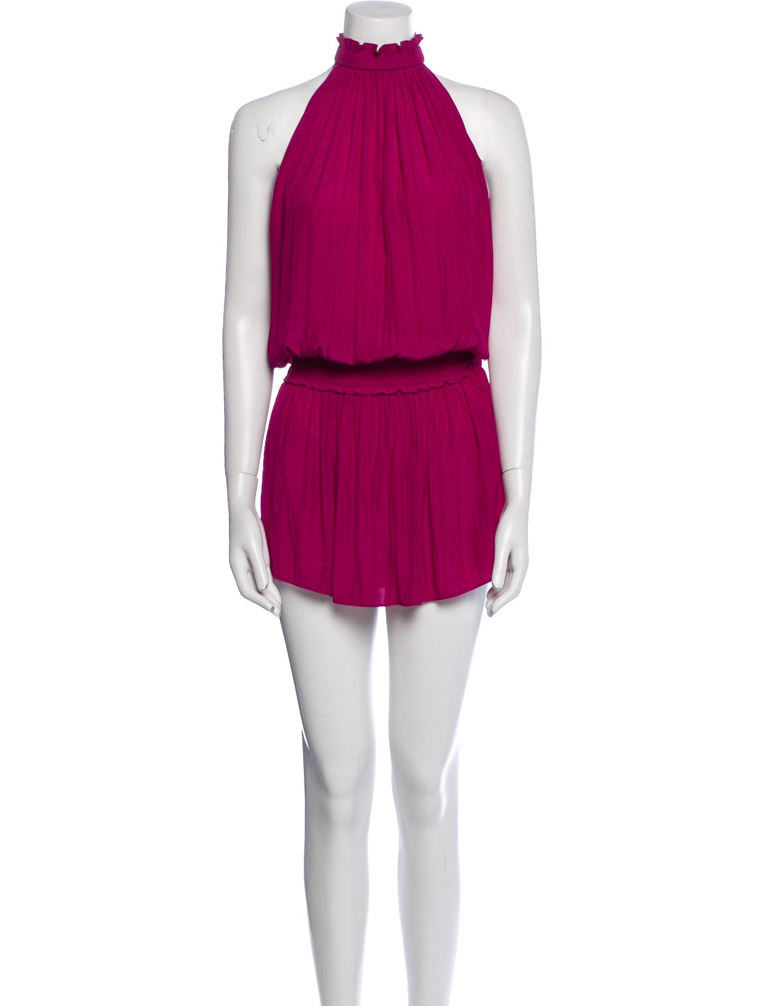 Ramy Brook Mock Neck Mini Dress