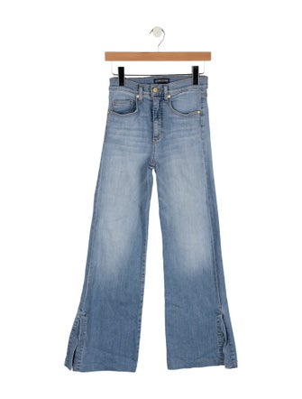 Ramy Brook Mid-Rise Wide Leg Jeans