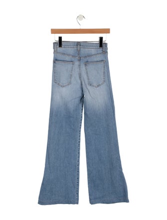 Ramy Brook Mid-Rise Wide Leg Jeans
