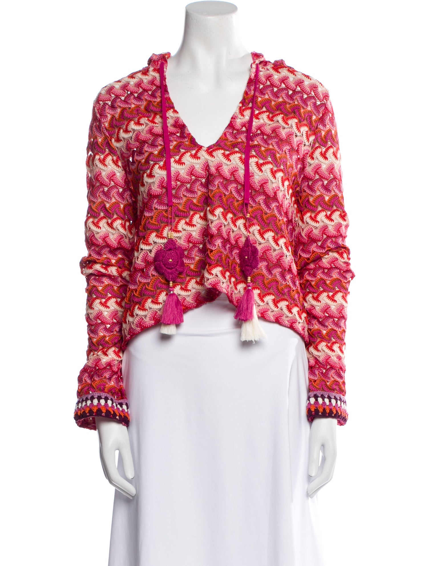 Ramy Brook Nylon Floral Print Crop Top w/ Tags