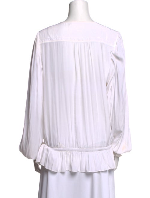 Ramy Brook V-Neck Long Sleeve Blouse