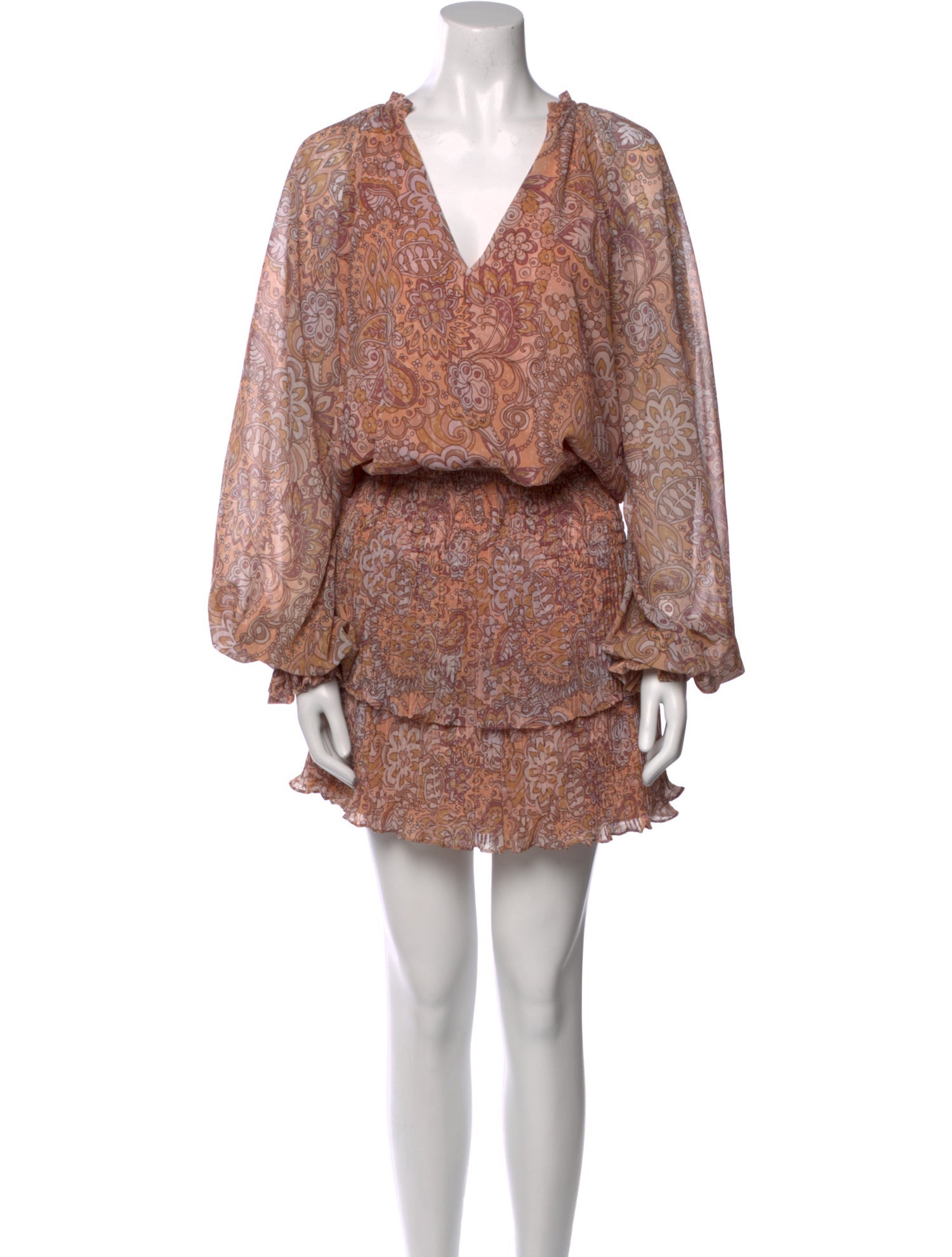 Ramy Brook Paisley Print Mini Dress