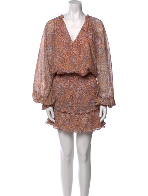Ramy Brook Paisley Print Mini Dress
