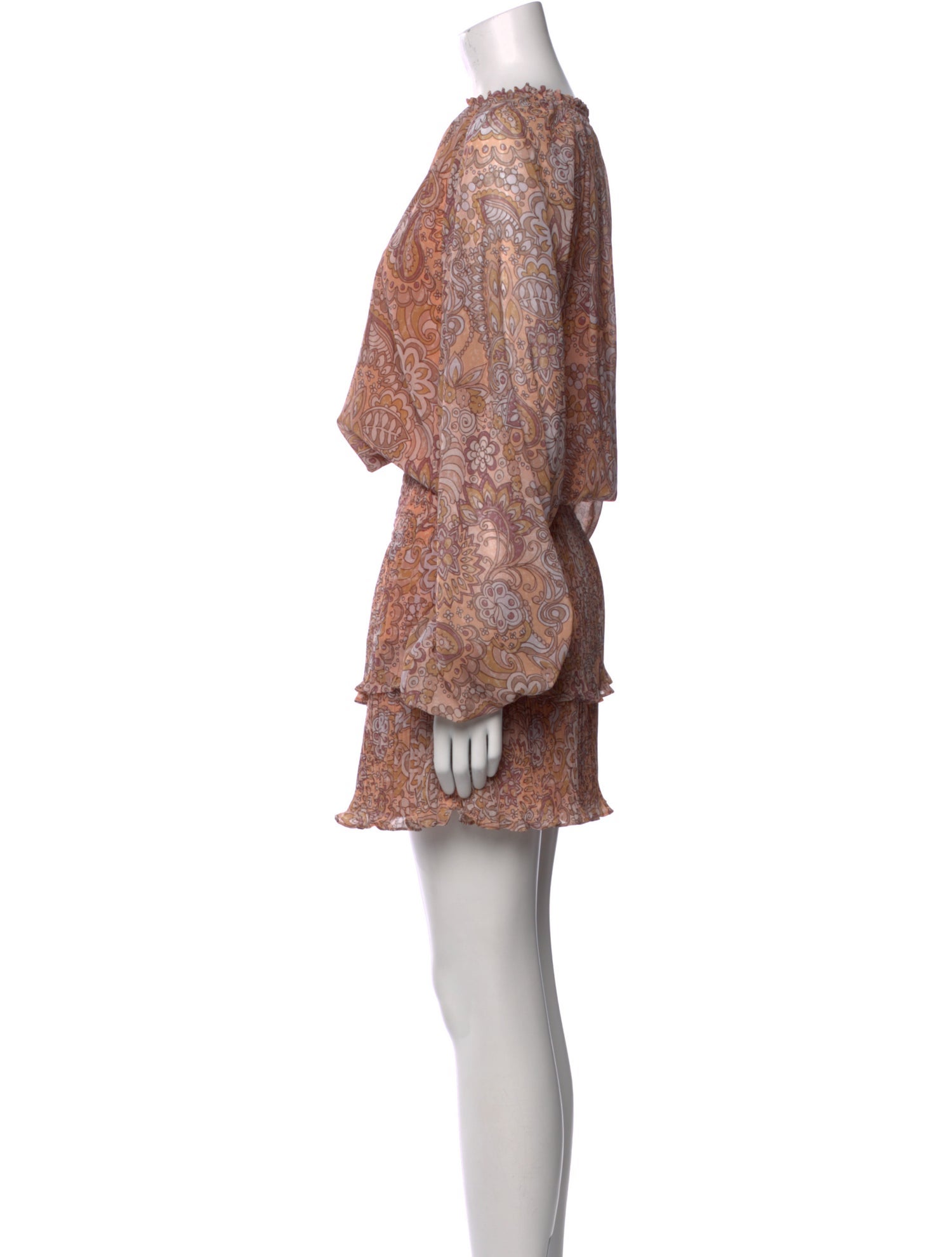 Ramy Brook Paisley Print Mini Dress