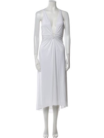 Ramy Brook V-Neck Midi Length Dress