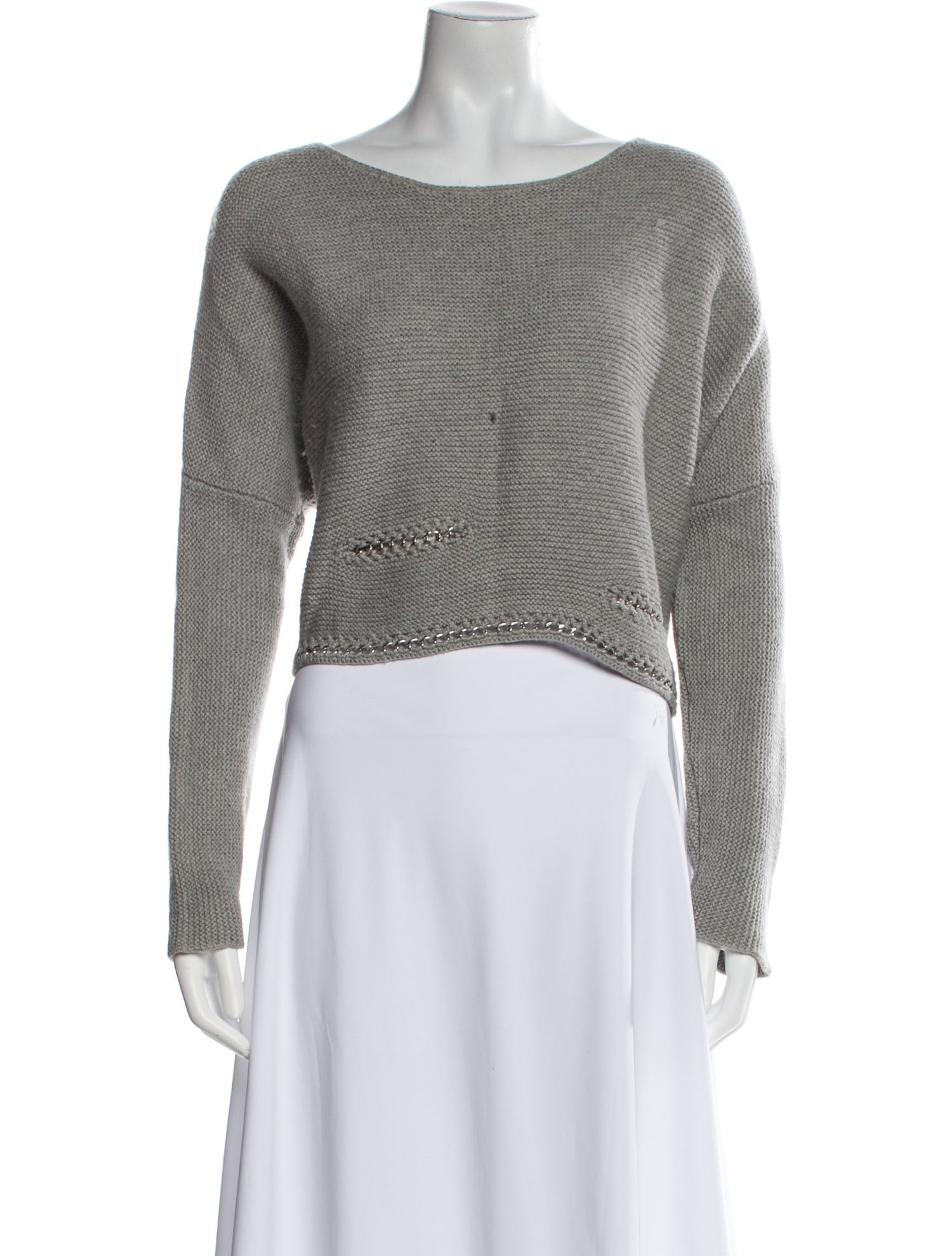 Ramy Brook Merino Wool Scoop Neck Sweater