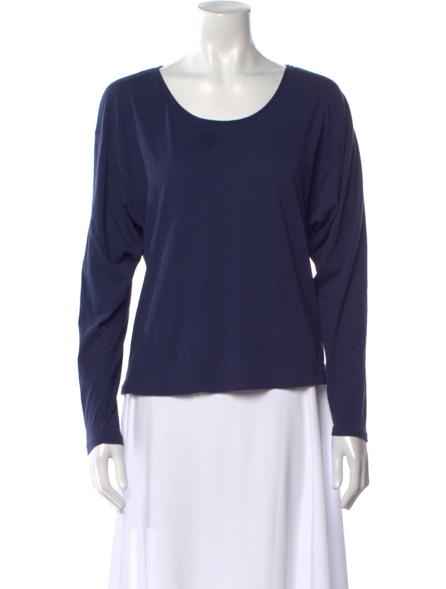 Ramy Brook Scoop Neck Long Sleeve Top