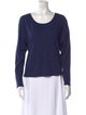 Ramy Brook Scoop Neck Long Sleeve Top