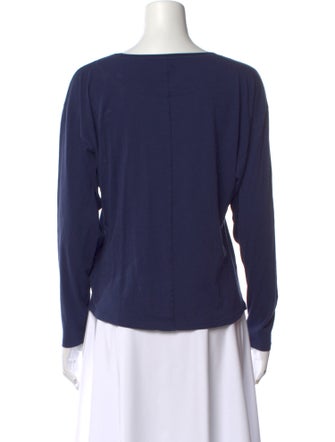 Ramy Brook Scoop Neck Long Sleeve Top