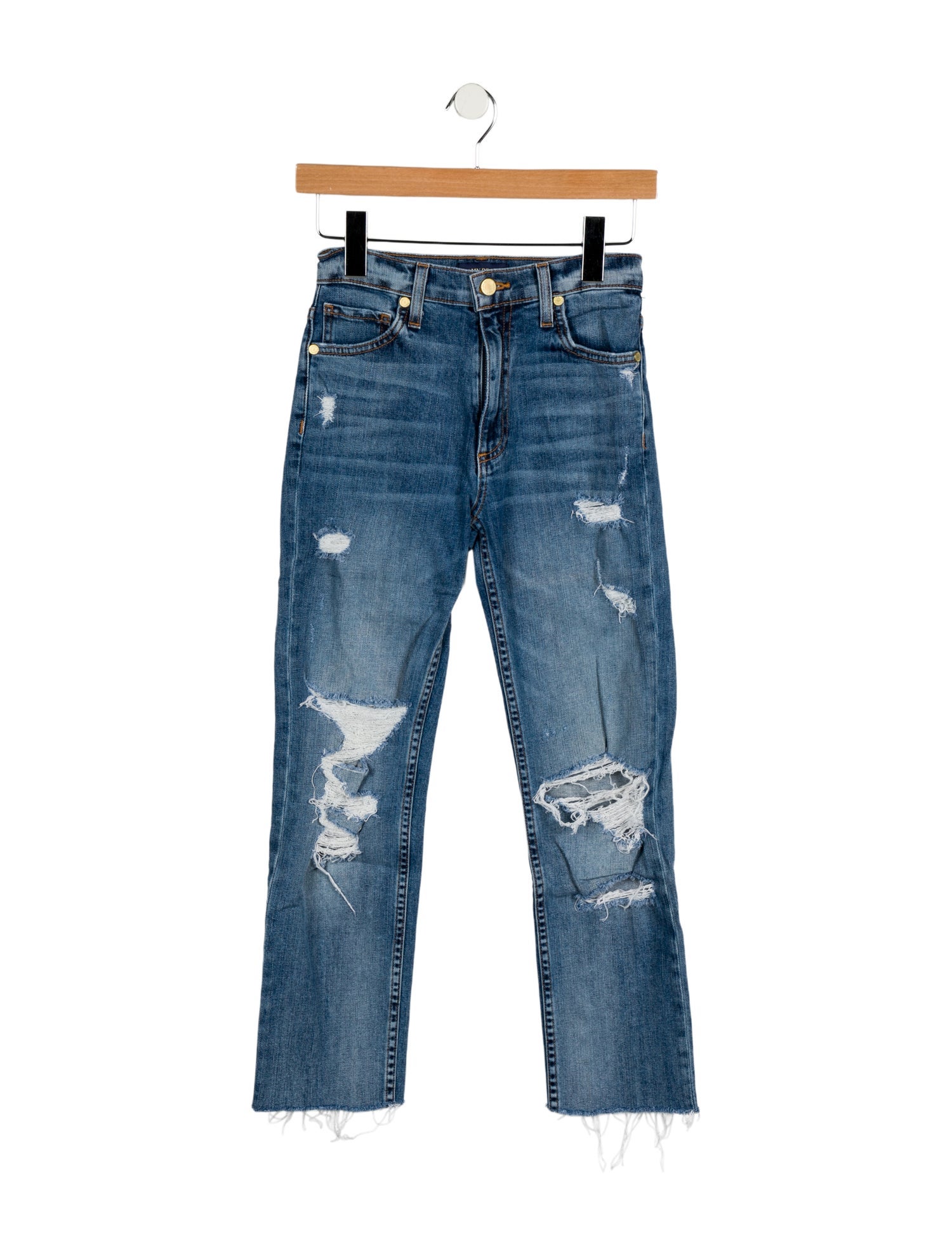 Ramy Brook High-Rise Straight Leg Jeans