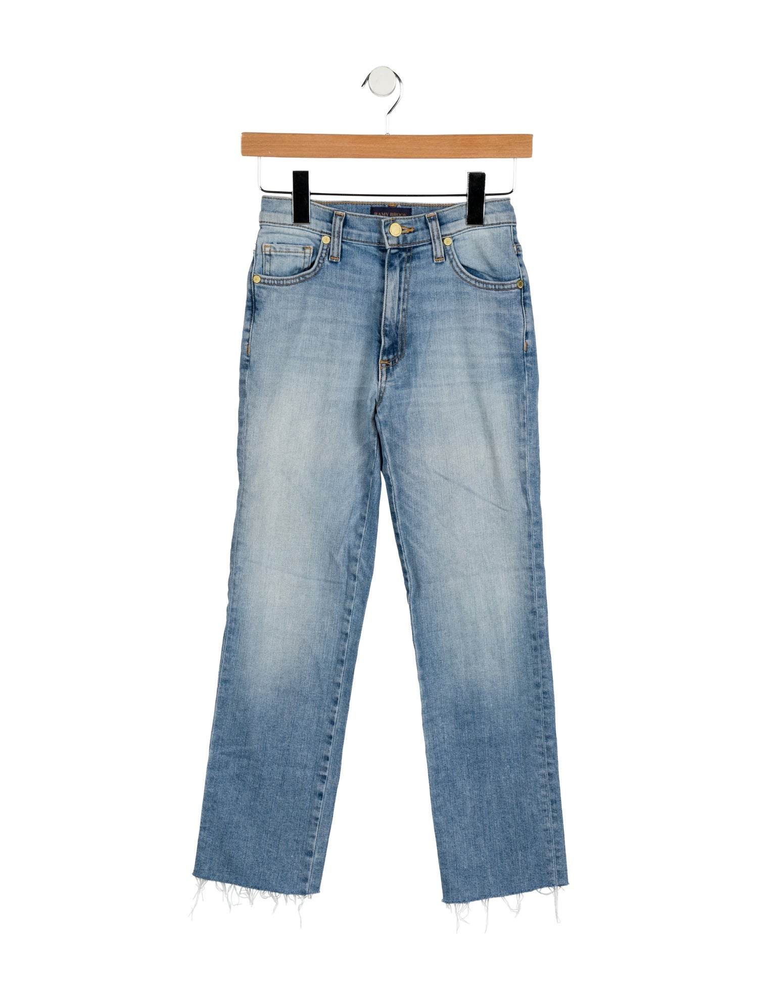 Ramy Brook High-Rise Straight Leg Jeans