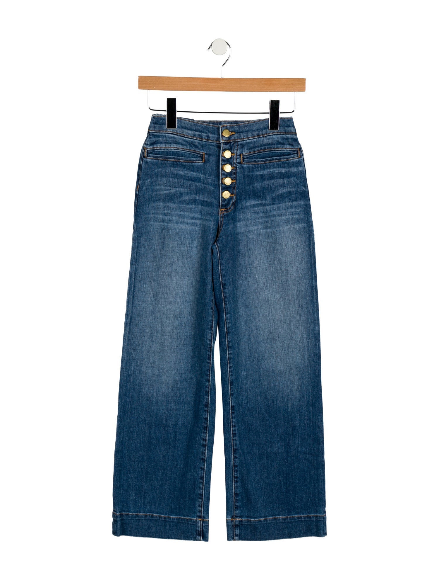 Ramy Brook Mid-Rise Wide Leg Jeans w/ Tags