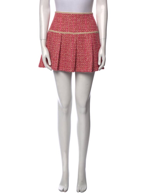 Ramy Brook Tweed Pattern Mini Skirt