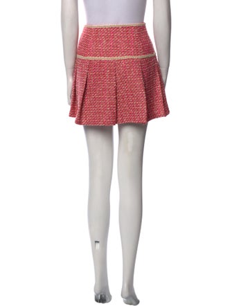 Ramy Brook Tweed Pattern Mini Skirt