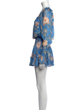 Ramy Brook Floral Print Mini Dress