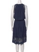 Ramy Brook Crew Neck Midi Length Dress