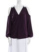 Ramy Brook Silk V-Neck Blouse