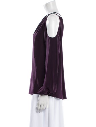 Ramy Brook Silk V-Neck Blouse