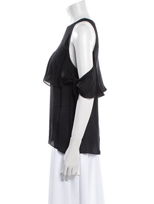 Ramy Brook Silk Crew Neck Blouse