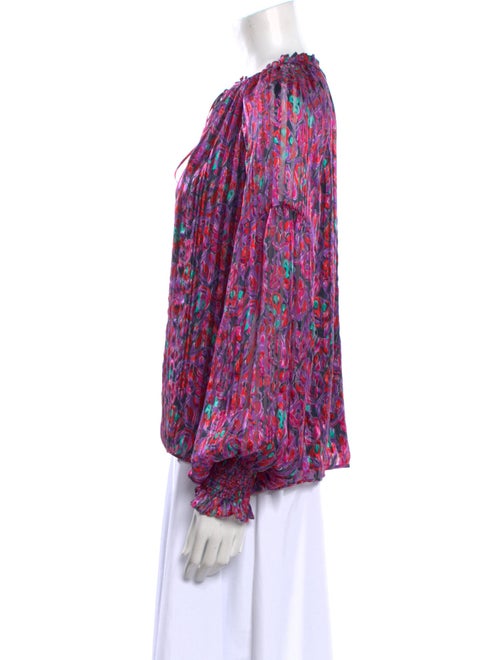 Ramy Brook Silk Printed Blouse