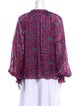 Ramy Brook Silk Printed Blouse