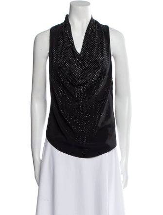 Ramy Brook Silk Cowl Neck Top