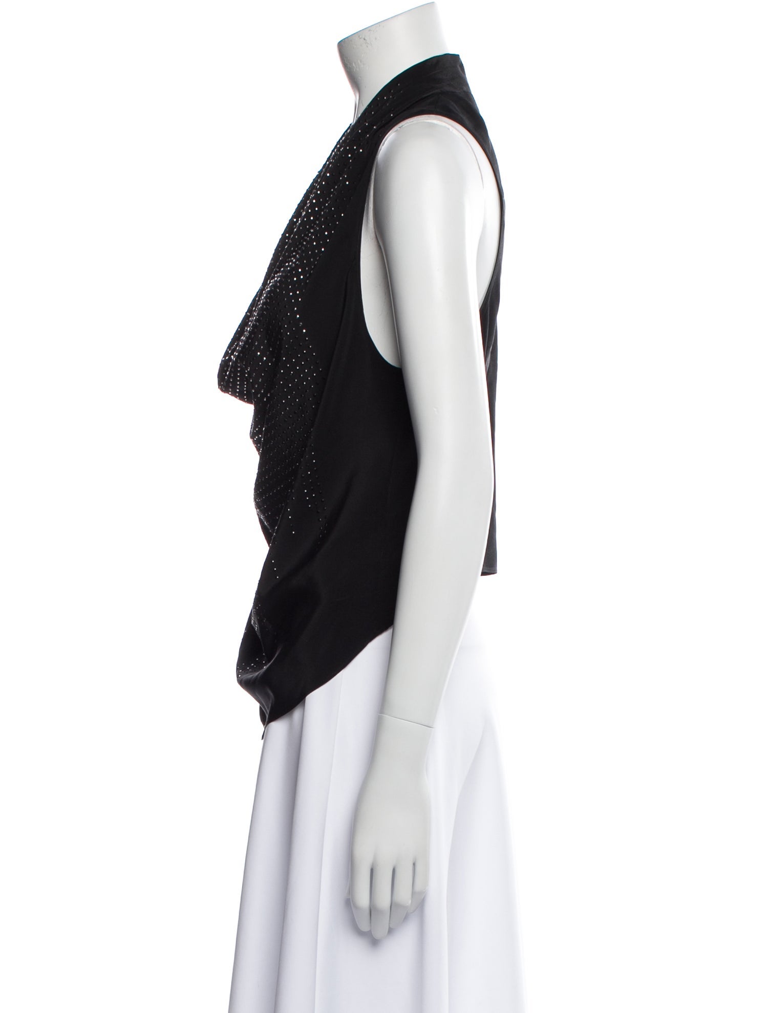 Ramy Brook Silk Cowl Neck Top
