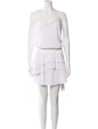 Ramy Brook V-Neck Knee-Length Dress