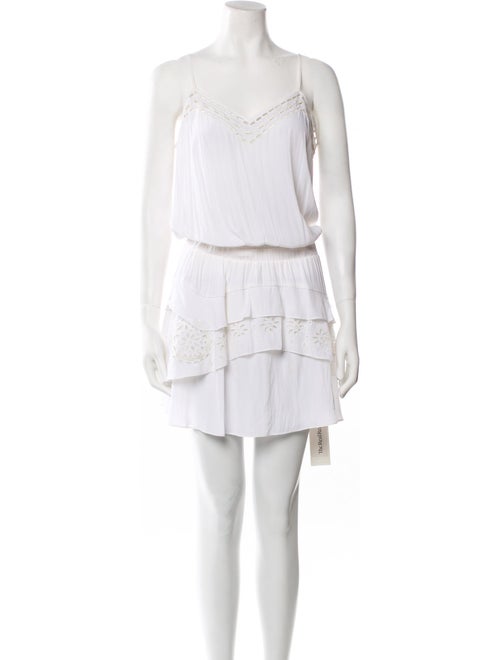 Ramy Brook V-Neck Knee-Length Dress