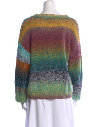 Ramy Brook Printed V-Neck Sweater