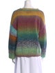 Ramy Brook Printed V-Neck Sweater