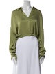 Ramy Brook V-Neck Long Sleeve Crop Top