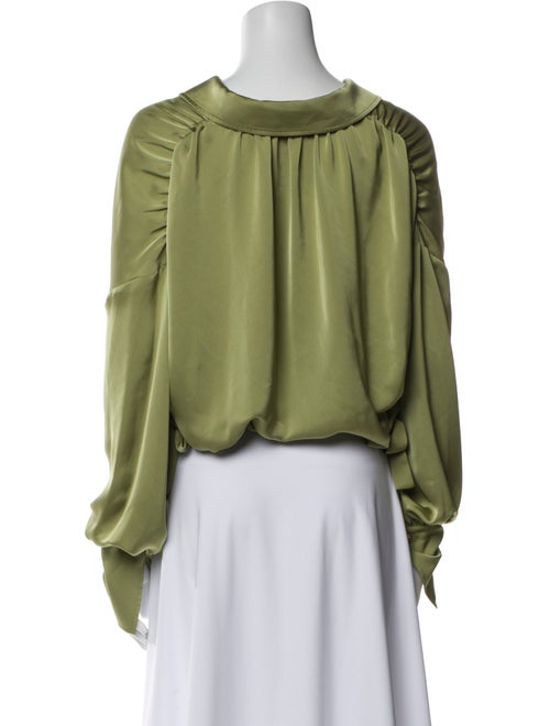 Ramy Brook V-Neck Long Sleeve Crop Top