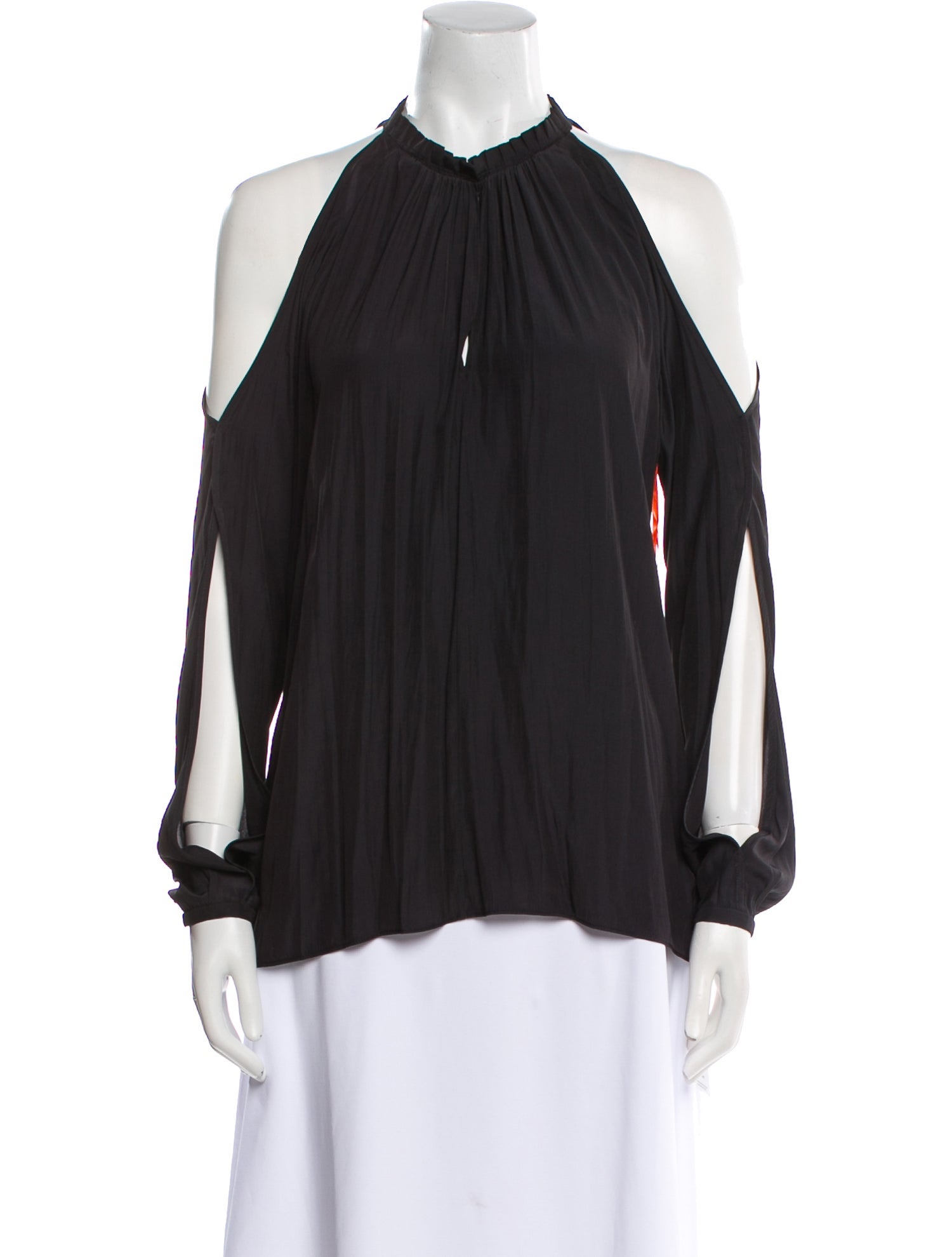 Ramy Brook Halterneck Long Sleeve Blouse w/ Tags