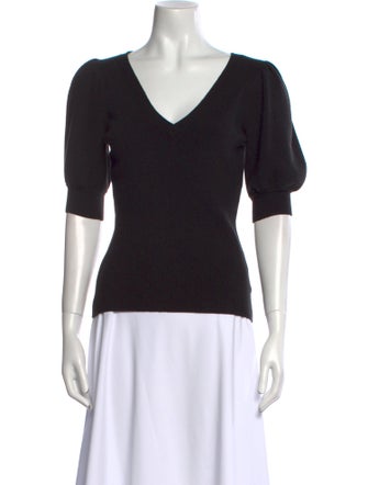 Ramy Brook Nylon V-Neck Sweater