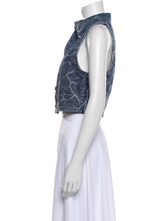 Ramy Brook Paisley Print Sleeveless Crop Top