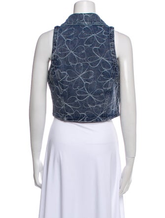 Ramy Brook Paisley Print Sleeveless Crop Top