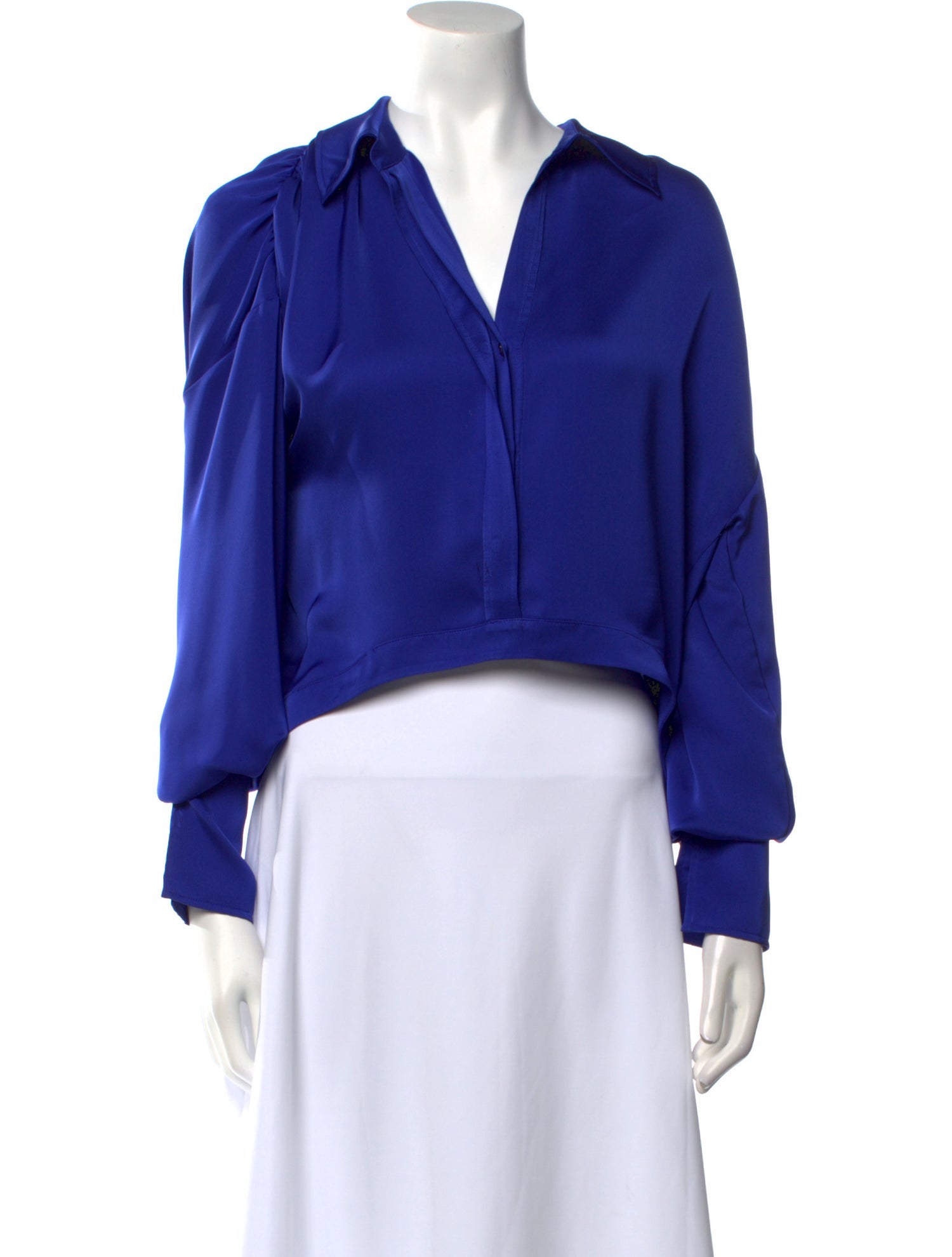 Ramy Brook Long Sleeve Crop Top